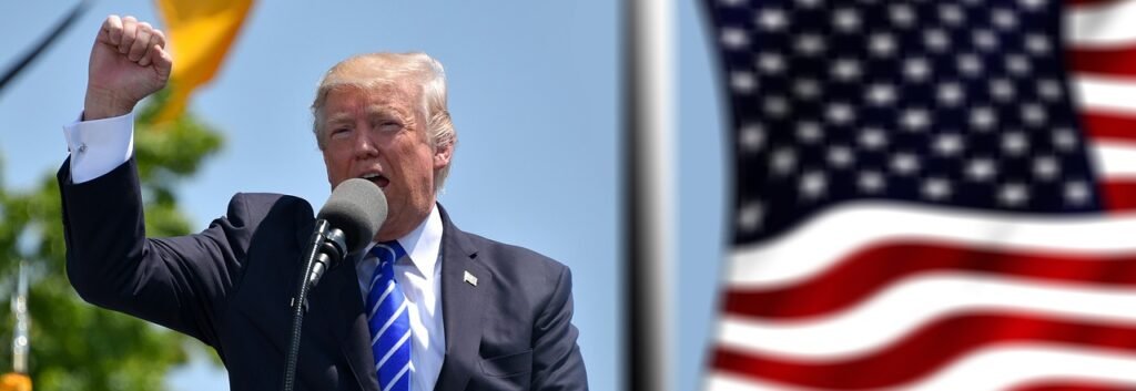 trump, president, usa, america, flag, banner, union jack, donald trump, republican, politics, presidency, british flag, speech, politician